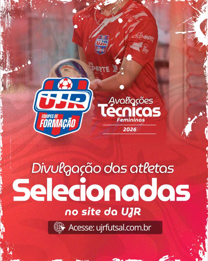 Atletas selecionadas Avaliação Técnica Feminina 2026