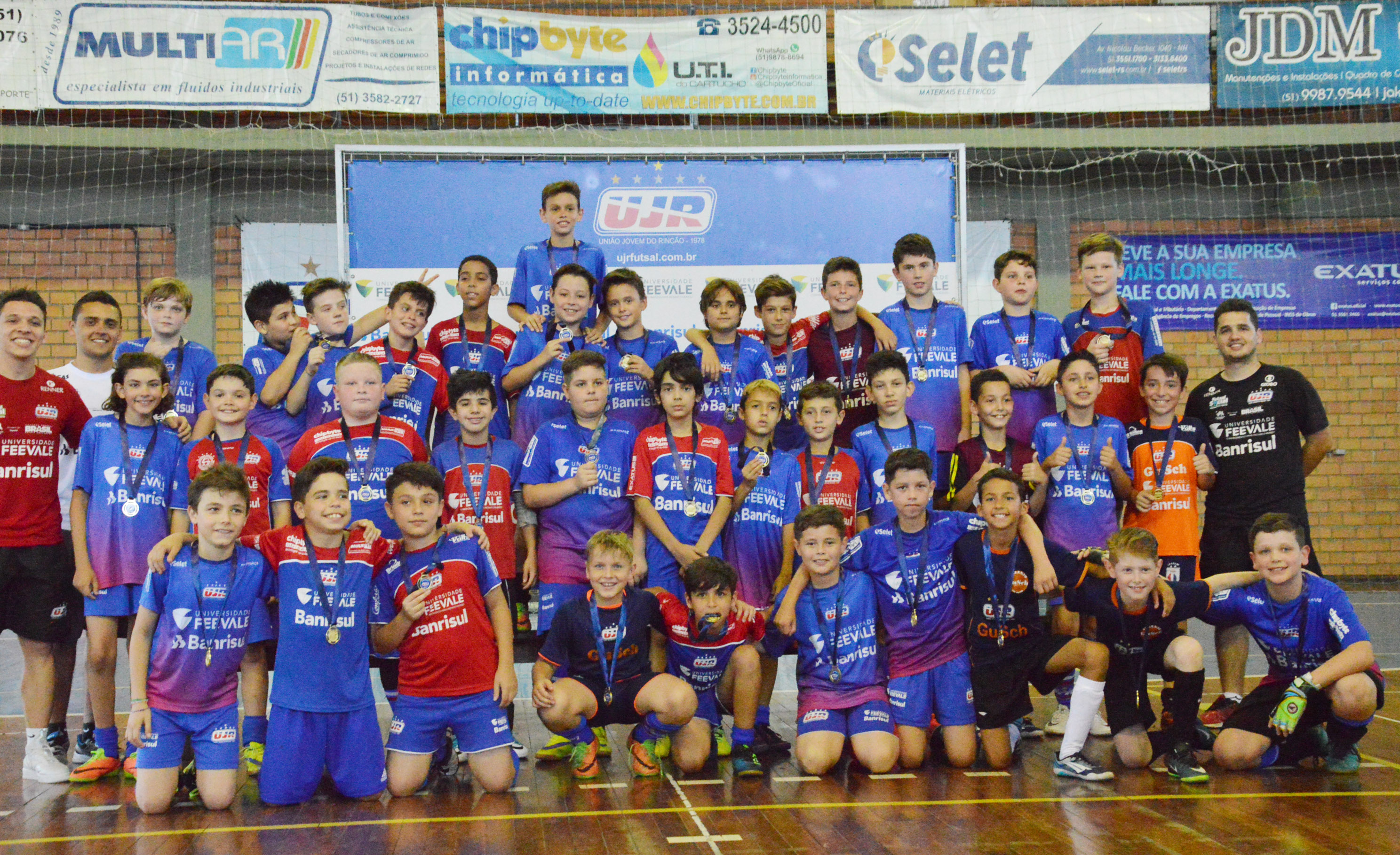 Núcleos da Scharlau e Sociedade Fraternal são campeões do Interno Sub-11