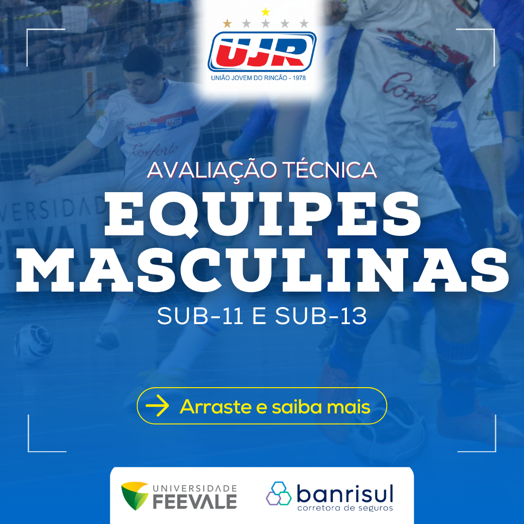 UJR/Feevale/Banrisul seleciona atletas para equipes Sub-11 e Sub-13