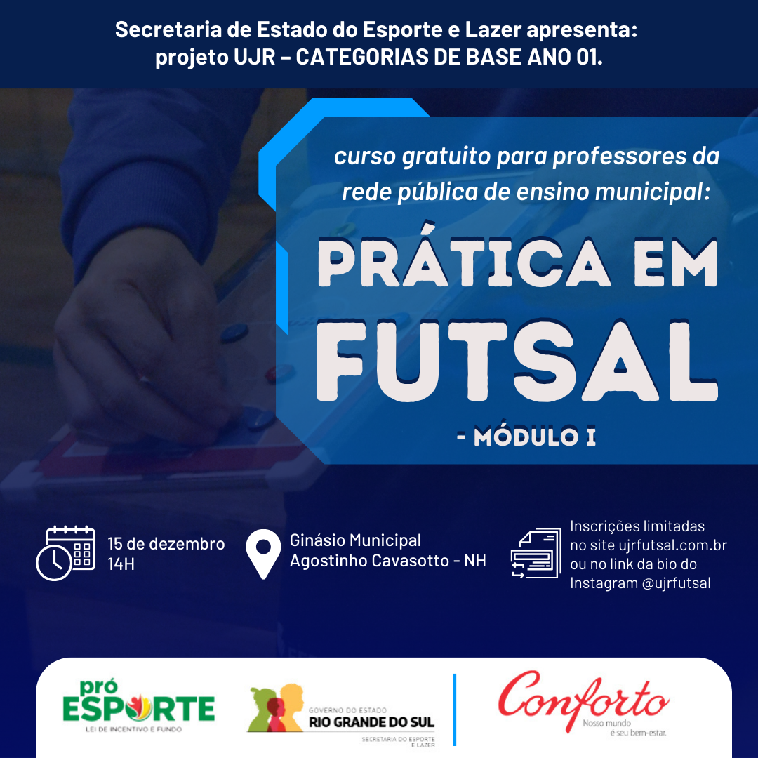 UJR promove curso de futsal para professores da rede pública municipal UJR promove curso de futsal para professores da rede pública municipal